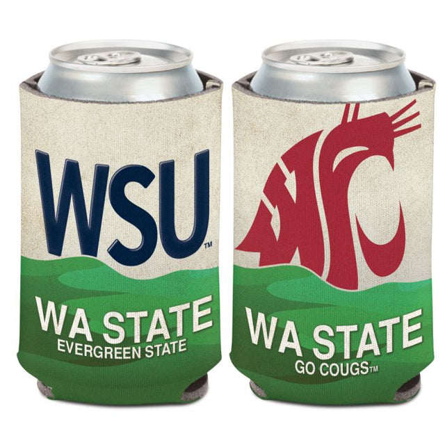 Washington State Cougars LICENSE PLATE Can Cooler 12 oz.