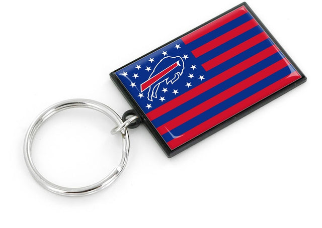 Buffalo Bills Americana Flag Keychain -KT-1106-01