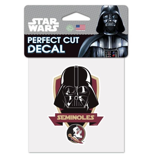 Florida State Seminoles / Star Wars Darth Vader Perfect Cut Color Decal 4" x 4"