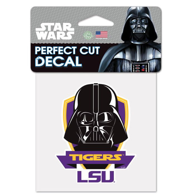 LSU Tigers / Star Wars Darth Vader Perfect Cut Color Decal 4" x 4"