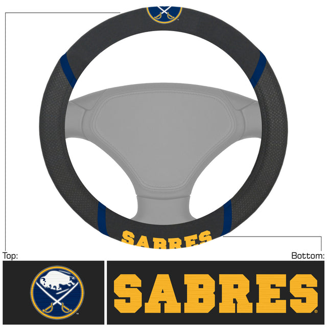 Funda para volante Buffalo Sabres de malla y costura