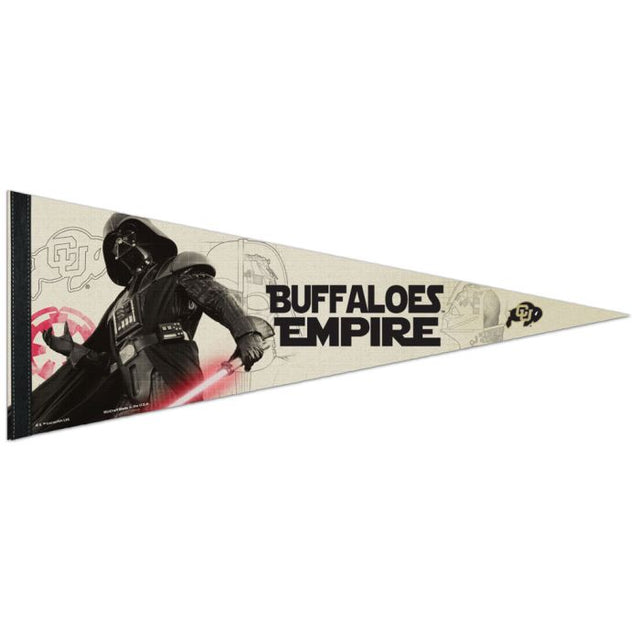 Banderín premium de los Colorado Buffaloes / Star Wars Darth Vader de 30 x 76 cm