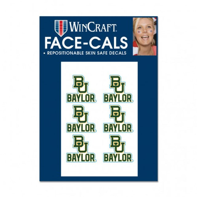 Baylor Bears Tattoo Face Cals