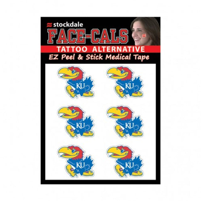 Tatuajes faciales de los Kansas Jayhawks