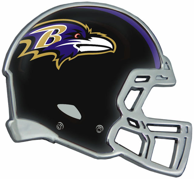 Emblema para automóvil de los Baltimore Ravens: casco