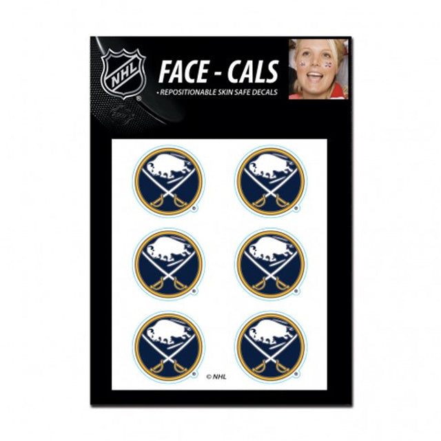 Buffalo Sabres Tattoo Face Cals