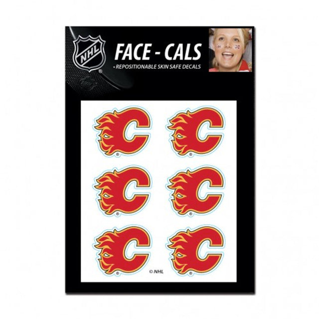 Tatuajes faciales de los Calgary Flames