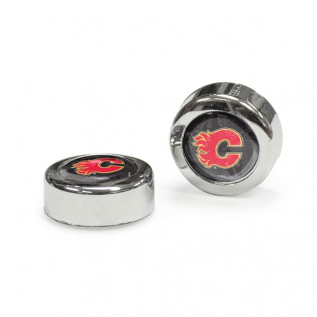 Calgary Flames Screw Caps Domed