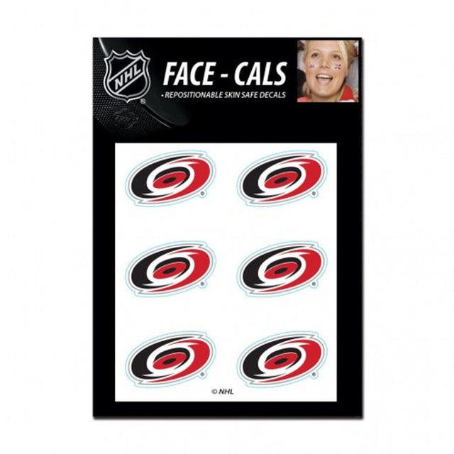 Carolina Hurricanes Tattoo Face Cals