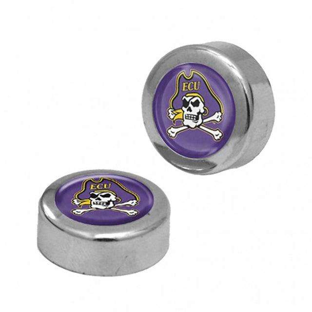 East Carolina Pirates Screw Caps Domed