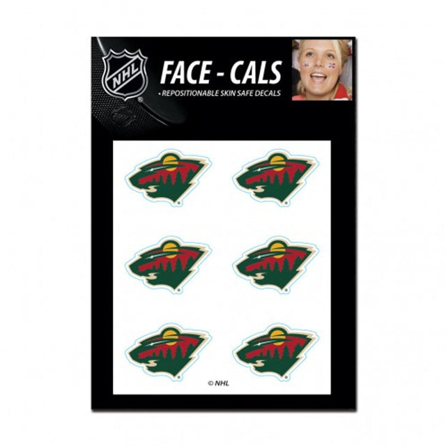 Minnesota Wild Tattoo Face Cals