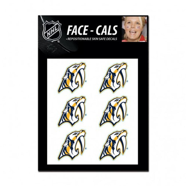 Tatuajes faciales de los Nashville Predators