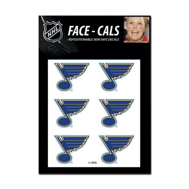 St. Louis Blues Tattoo Face Cals