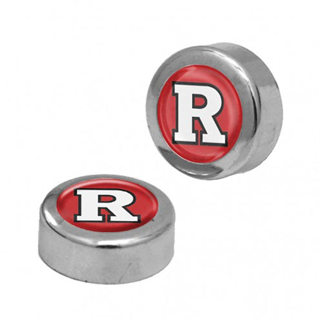 Rutgers Scarlet Knights Screw Caps Domed