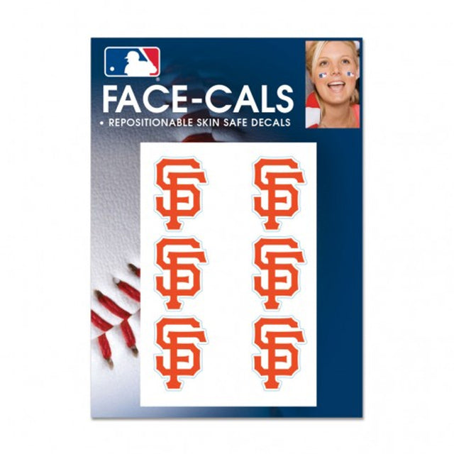 San Francisco Giants Tattoo Face Cals