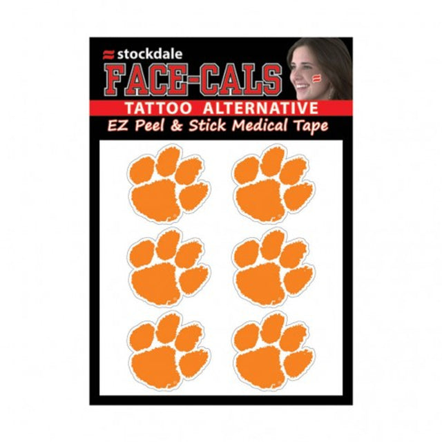 Tatuajes faciales de los Tigres de Clemson