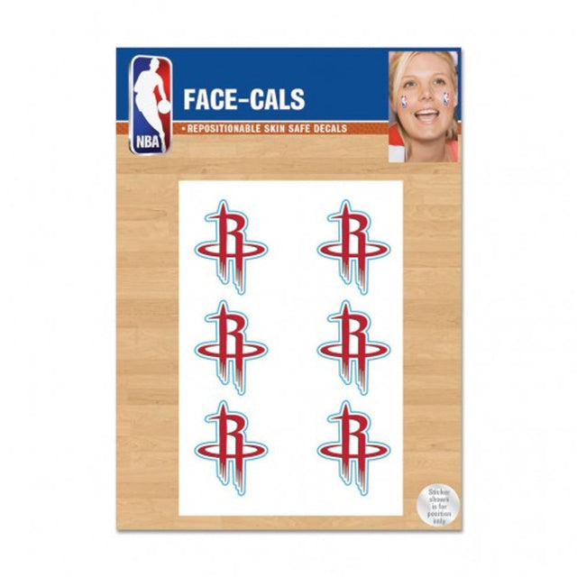 Houston Rockets Tattoo Face Cals