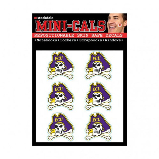 East Carolina Pirates Tattoo Face Cals