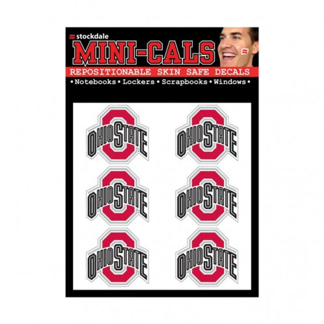 Ohio State Buckeyes Tattoo Face Cals