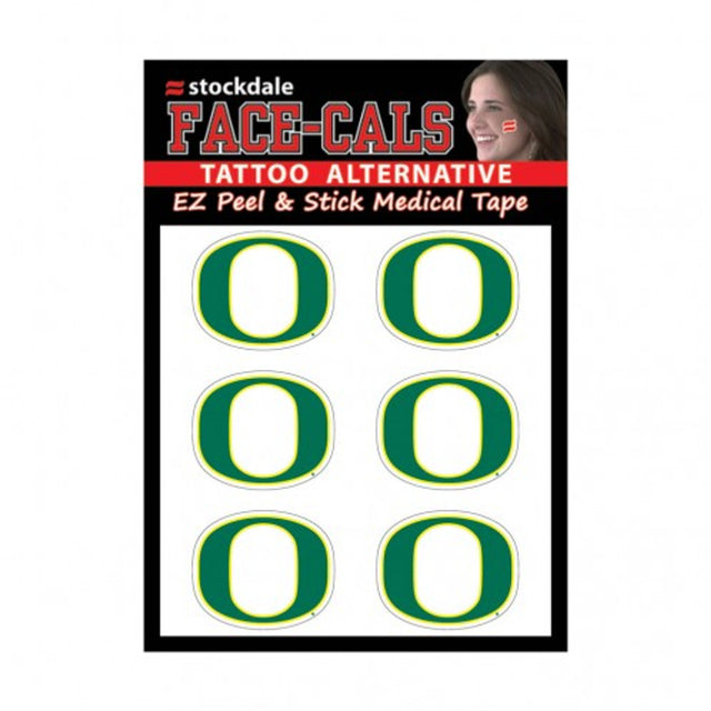 Oregon Ducks Tattoo Face Cals