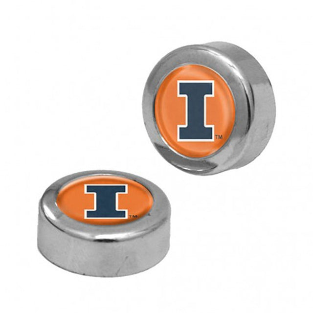 Illinois Fighting Illini Screw Caps Domed