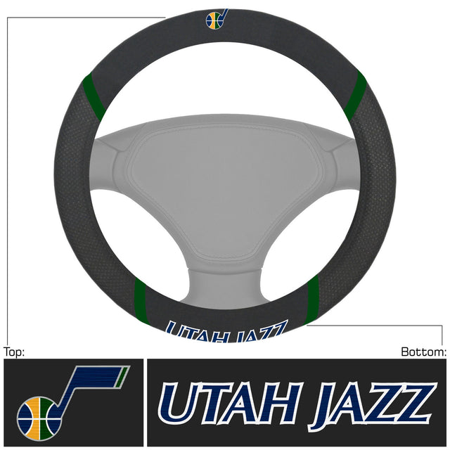 Funda de malla y costura para volante de Utah Jazz