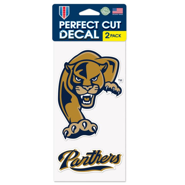 Florida International Panthers Perfect Cut Decal Set of two 4"x8"