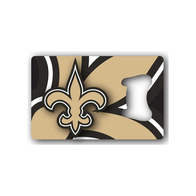 Imán para abrir botellas con forma de tarjeta de crédito de los New Orleans Saints -BK-1179-22