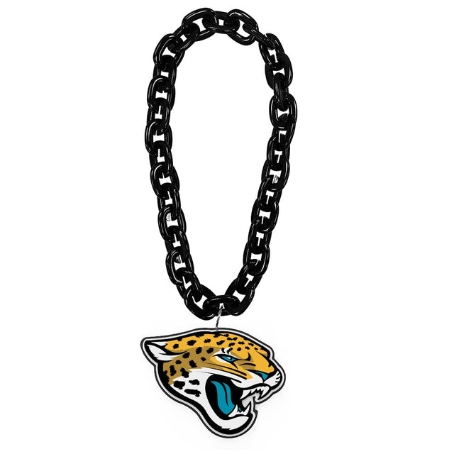 Cadena para ventiladores de los Jacksonville Jaguars (NEGRA) -FF-590-30