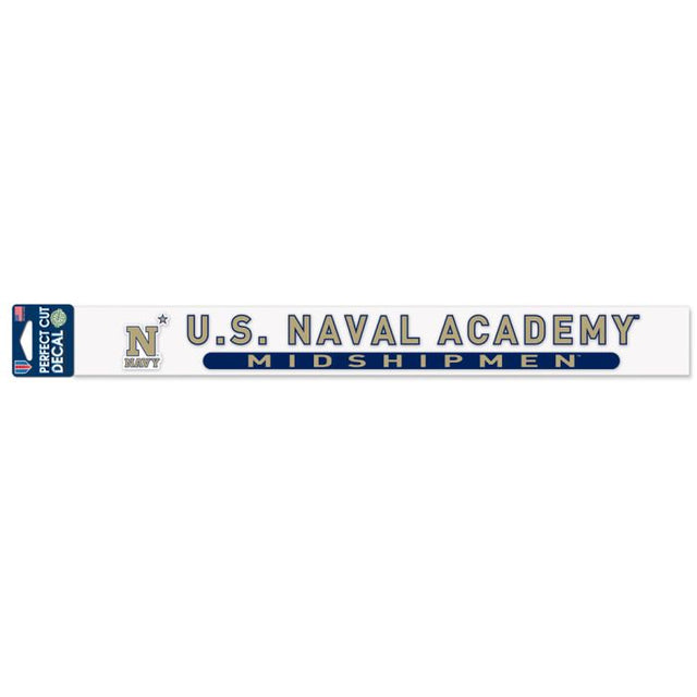 Navy Midshipmen Perfect Cut Decals 2" x 17"