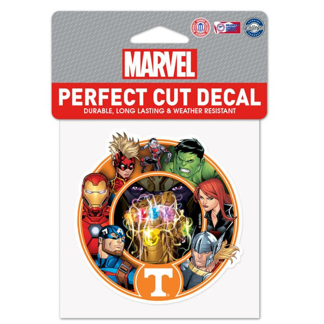 Tennessee Volunteers / Marvel (c) 2021 MARVEL Perfect Cut Color Decal 4" x 4"