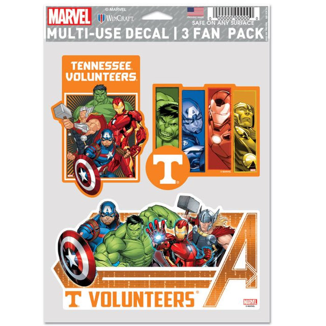 Tennessee Volunteers / Marvel (c) 2021 MARVEL Multi Use 3 Fan Pack