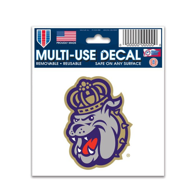 James Madison Dukes Multi-Use Decal 3" x 4"