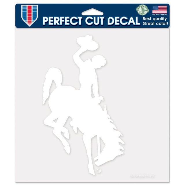 Wyoming Cowboys Perfect Cut Decals 8" x 8"