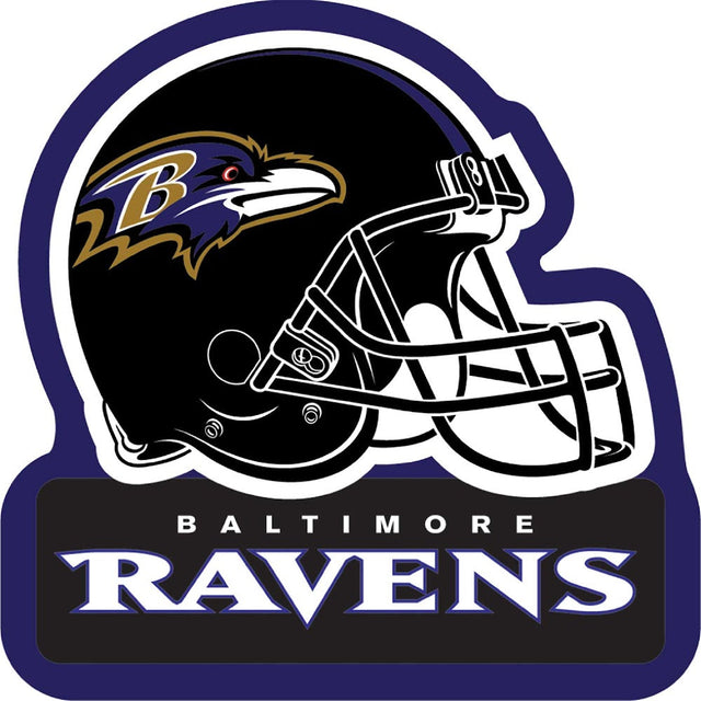 Imán con el logo del casco de los Baltimore Ravens -MG-1067-31