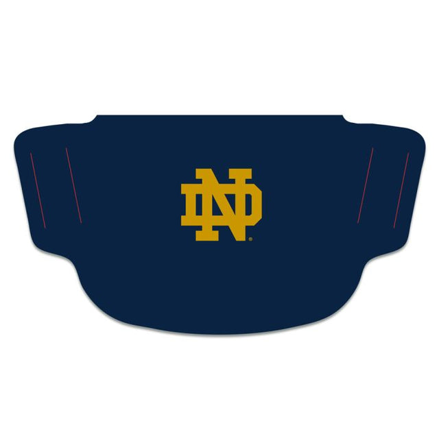 Mascarillas para fanáticos con el logotipo de Notre Dame Fighting Irish ND