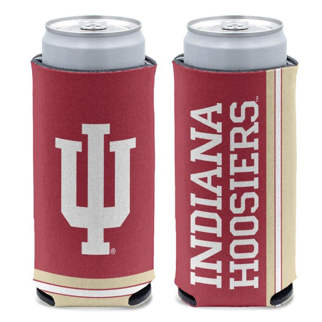 Enfriador de latas delgado de 12 oz de Indiana Hoosiers