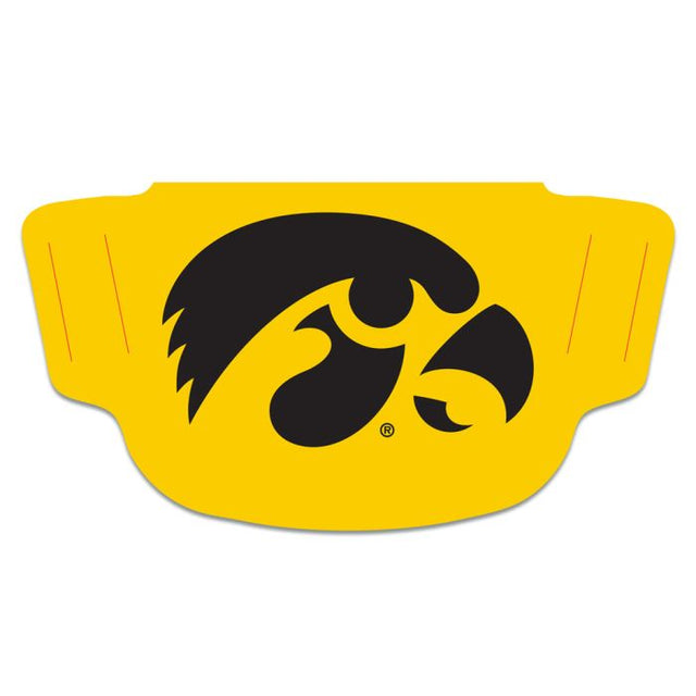 Cubrebocas con máscara para fanáticos de Iowa Hawkeyes MASCOT 2