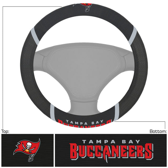 Funda de volante de malla/cosida de los Tampa Bay Buccaneers