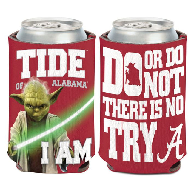 Enfriador de latas Alabama Crimson Tide / Star Wars Yoda de 12 oz.