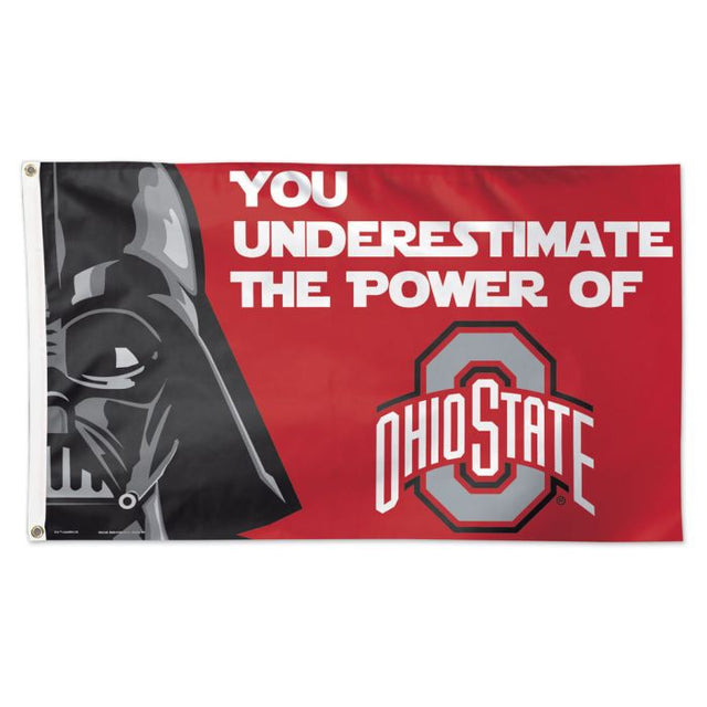 Bandera de Darth Vader de Star Wars de Ohio State Buckeyes, de lujo, 3 x 5 pies