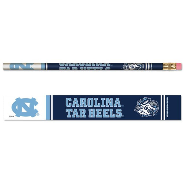 North Carolina Tar Heels Pencil 6-pack