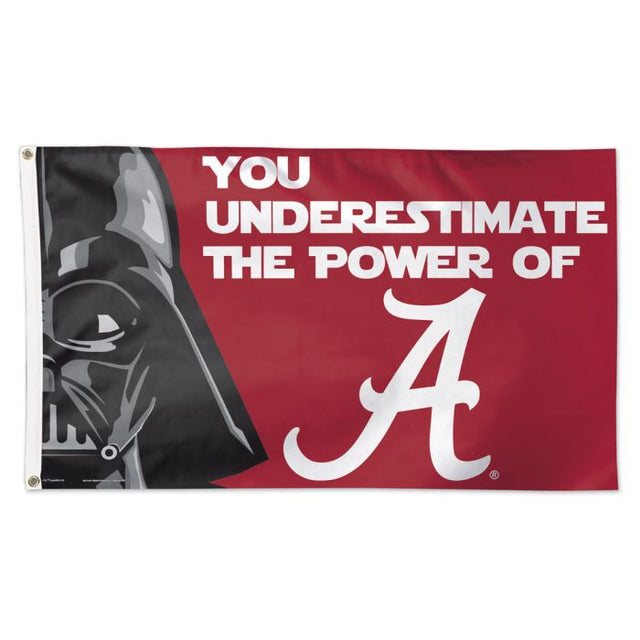 Bandera de Darth Vader de Star Wars y Alabama Crimson Tide, de lujo, 3 x 5 pies