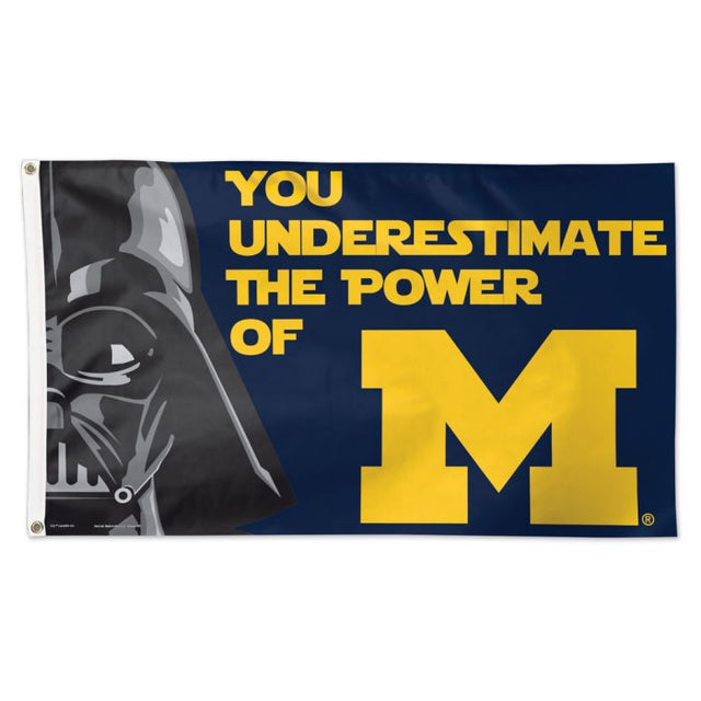 Bandera de los Wolverines de Michigan / Star Wars Darth Vader - Deluxe 3' X 5'