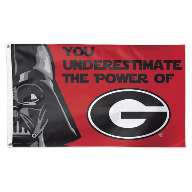 Bandera de Darth Vader de Star Wars / Georgia Bulldogs - Deluxe 3' X 5'