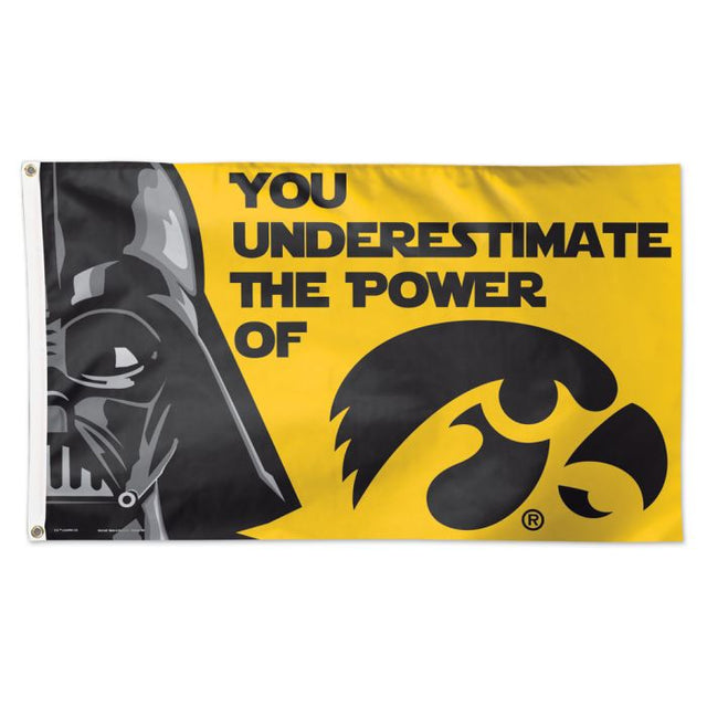 Iowa Hawkeyes / Star Wars Darth Vader Flag - Deluxe 3' X 5'