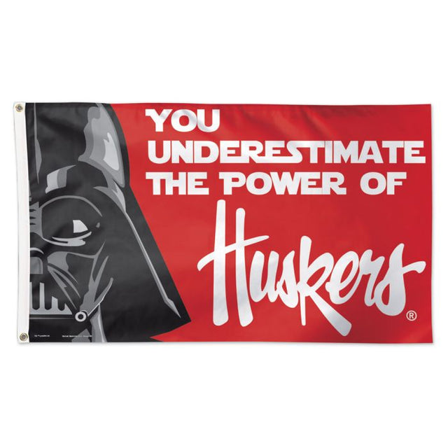 Bandera de Darth Vader de Star Wars / Nebraska Cornhuskers - Deluxe 3' X 5'