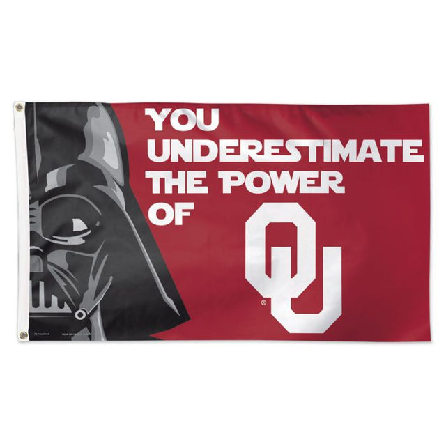 Bandera de Darth Vader de Star Wars / Oklahoma Sooners - Deluxe 3' X 5'