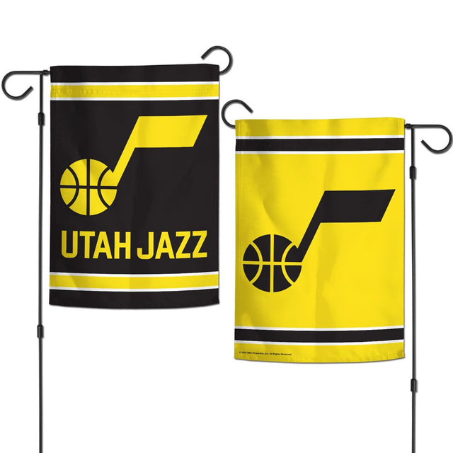 Bandera de Utah Jazz de 12 x 18 pulgadas, estilo jardín, de 2 lados