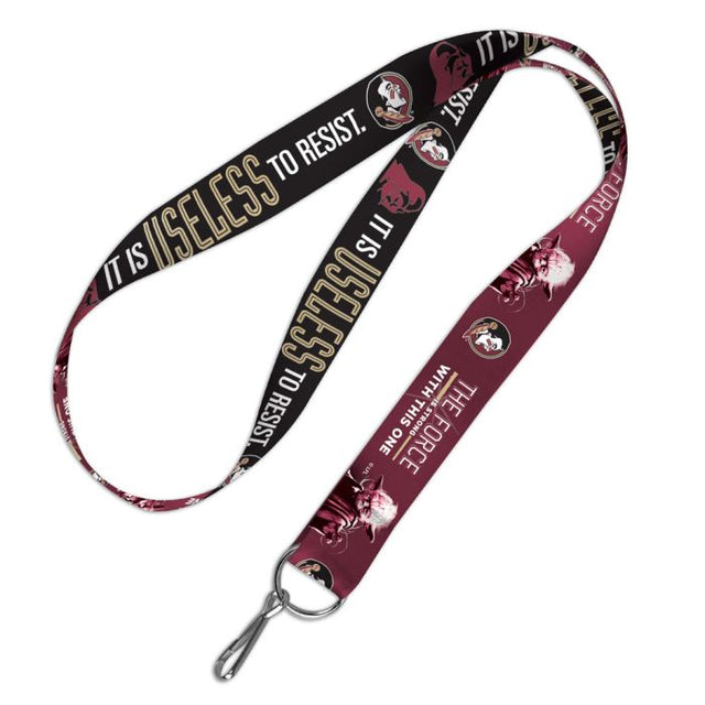 Florida State Seminoles / Star Wars Darth Vader &amp; Yoda Lanyard 1"